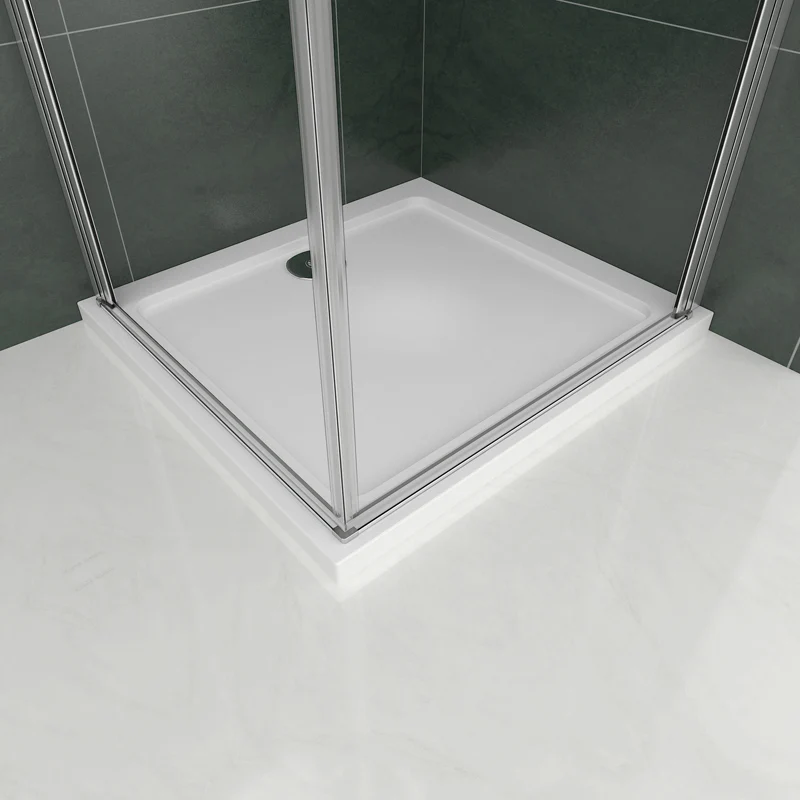 Aica 185cm Box Doccia Angolare Due Porte a Battente Rotazione Di 180 Gradi Vetro Temperato 6mm Anticalcare Trasparente varie dimensioni - Image 8