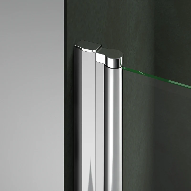Aica Box Doccia Angolare Due Porte Battenti Apertura di 180 Gradi Vetro Temperato 6mm Anticalcare Trasparente Alto 187cm - Image 8