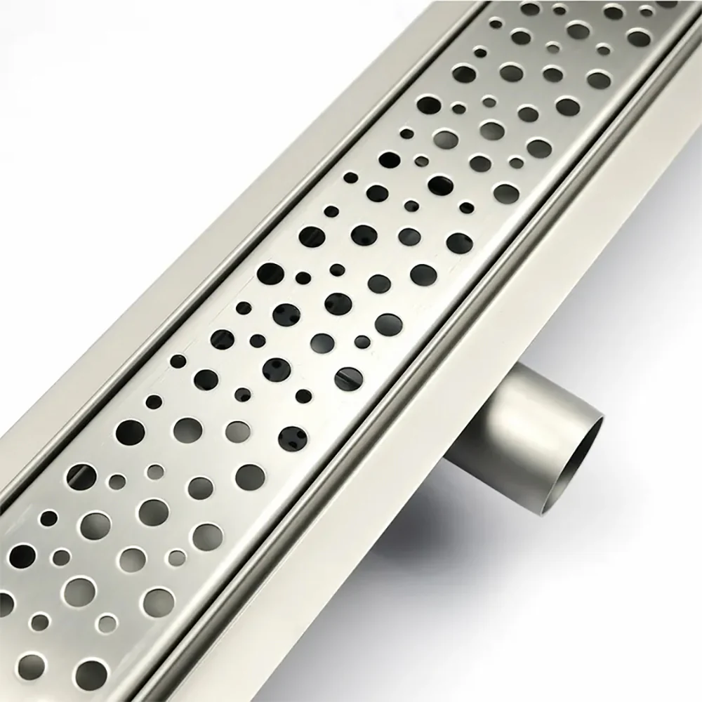 AICA ITALY Canaletta doccia canalina doccia per box doccia acciaio inox sifone antiodore bolle griglia - Image 4