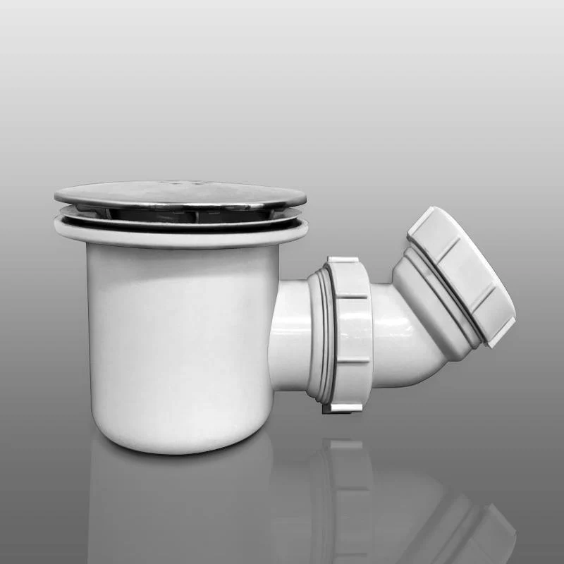 Aica Piatto Doccia Semicircolare Dimensioni Multiple In Marmo Minerale e Resina Mista Ultraslim Bianco Lucido Con Plinto Antiscivolo Antibatterico - Image 5