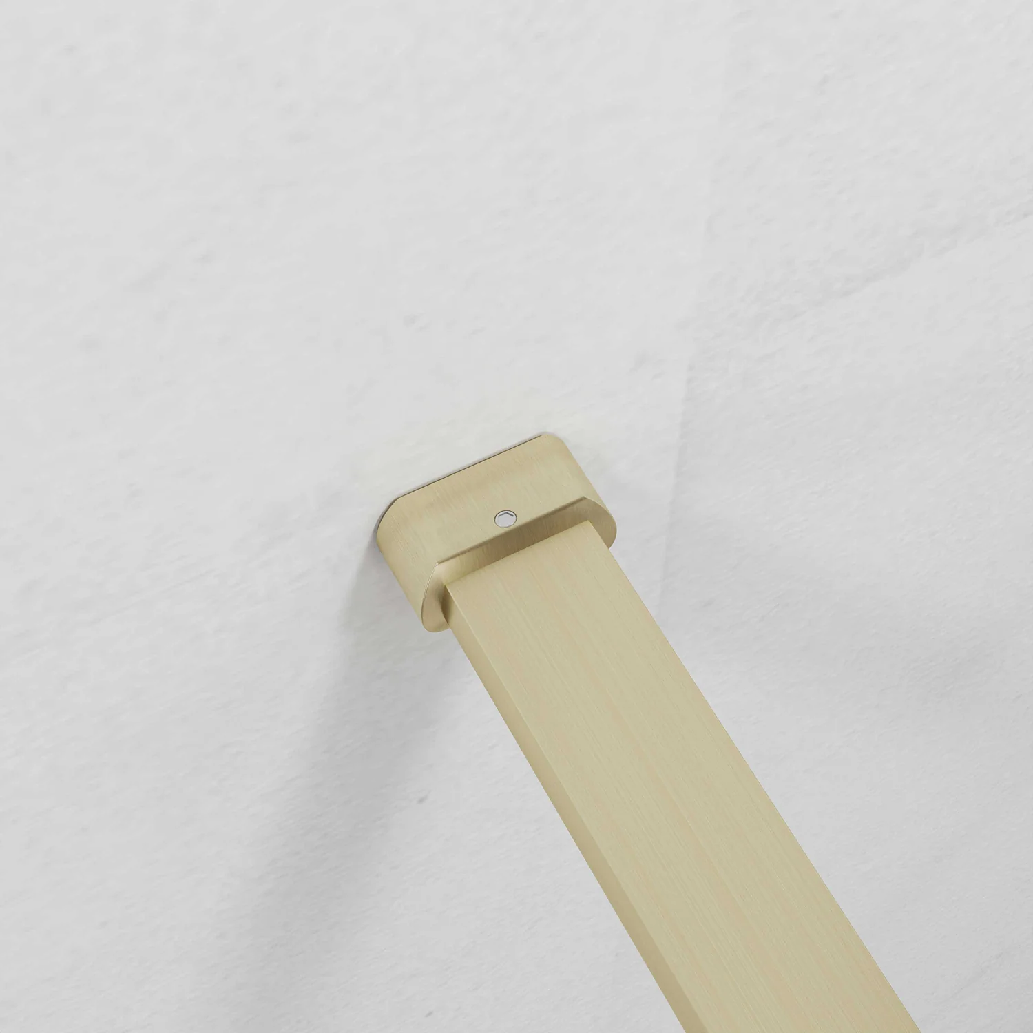 Box Doccia Walk In 40-120×200 cm Parete Fissa Vetro 8 mm Trasparente Anticalcare Oro Spazzolato Barra Piatta Stabilizzatrice 90 cm - Image 4