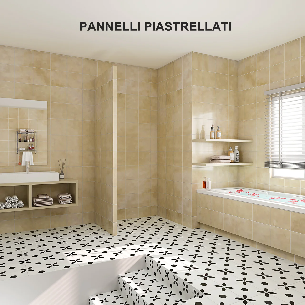 Pannello di Costruzione da Piastrellare in Estruso in Polistrirene Rigido per la Isolamento della Casa e del Bagno Varie Dimensioni in set da 4/5 pz. - Image 5