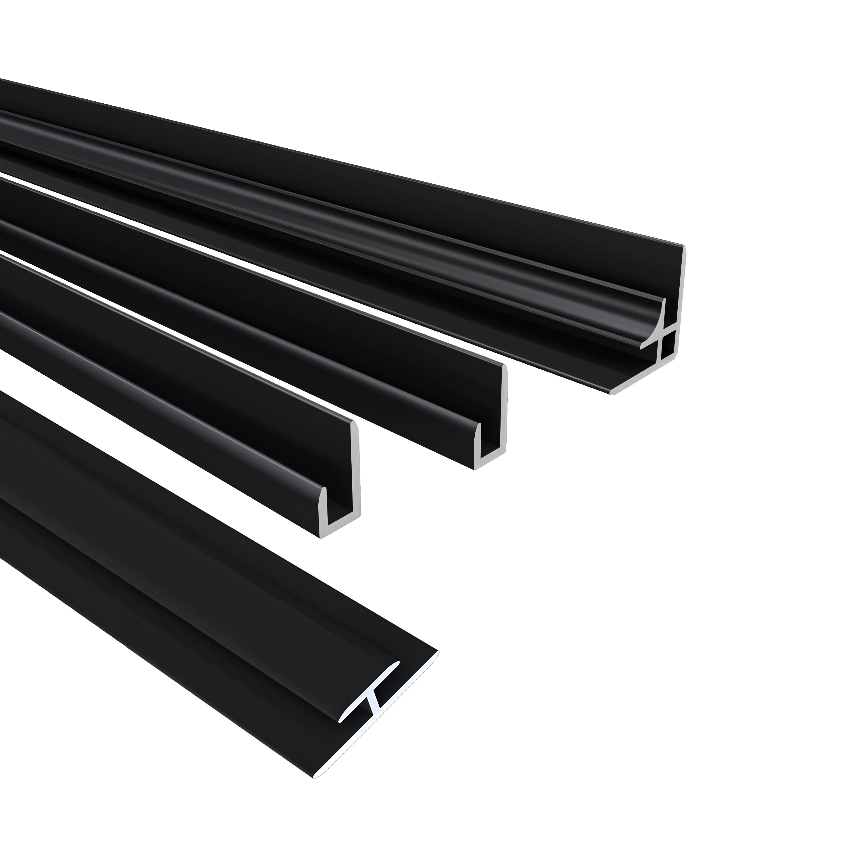 Pannello doccia angolare H.210 cm, disponibile in più misure, realizzato in alluminio da 3 mm con finitura grigio cemento, adatto per l'arredo delle pareti del bagno - Image 5