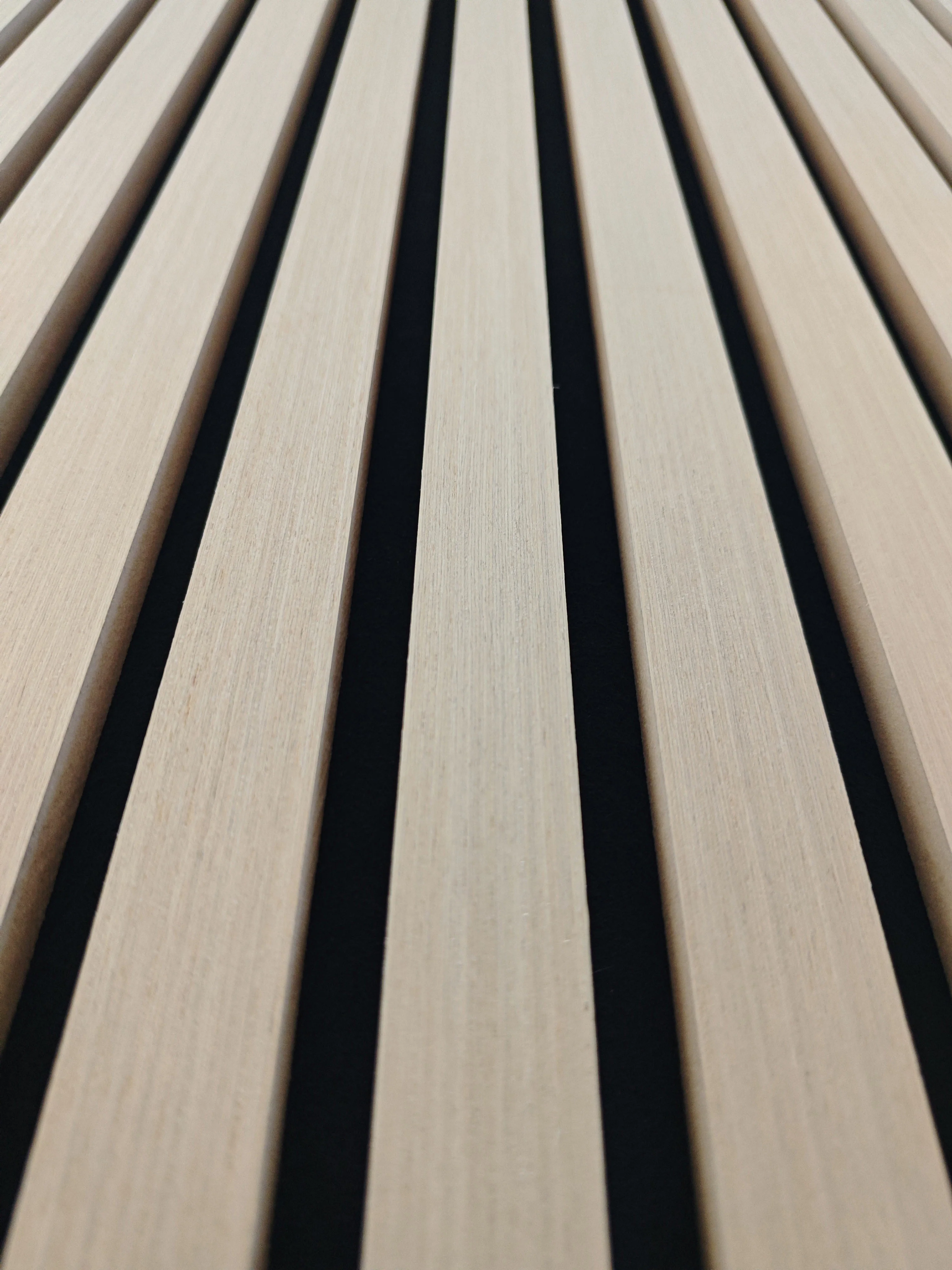 Set di 4 pannelli decorativi fonoassorbenti in legno MDF, 60 cm × 60 cm, Sp 21 mm, Color rovere chiaro/scuro - Image 7