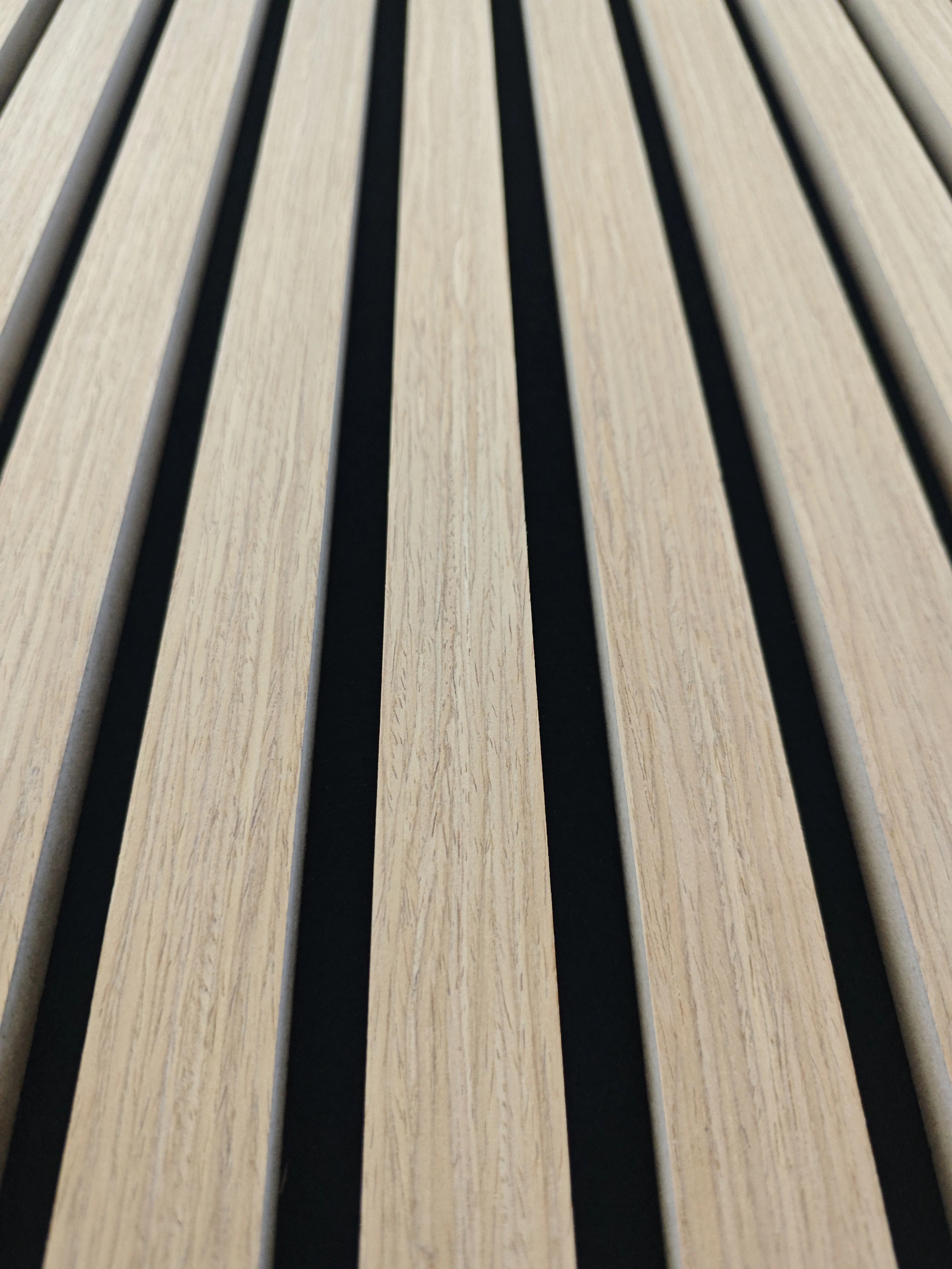 Set di 4 pannelli decorativi fonoassorbenti in legno MDF, 60 cm × 60 cm, Sp 21 mm, Color rovere chiaro/scuro - Image 8