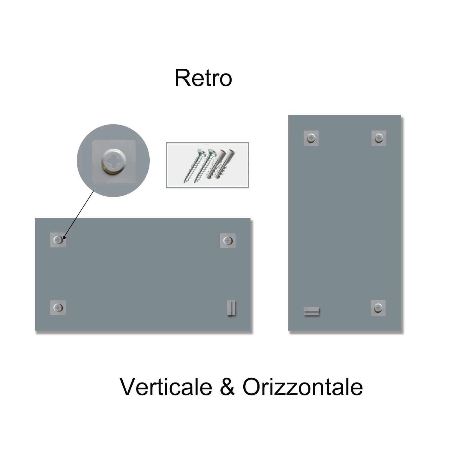 Specchio Cosmetico Rettangolare da Parete, Vetro Senza Rame, Specchio in Vetro ad Alta Definizione - Image 7