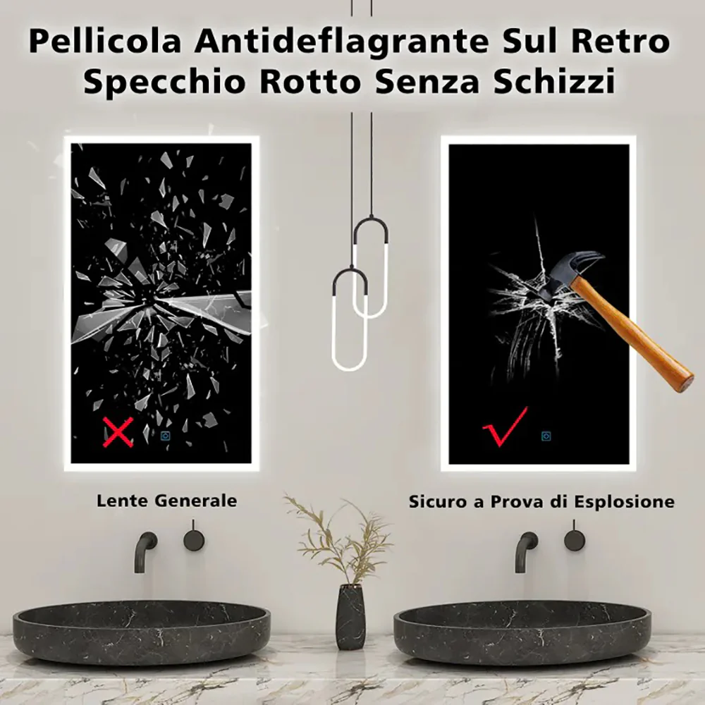 AICA Specchio a figura intera, Rettangolare L 40cm - Image 6
