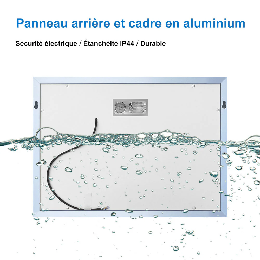 Aica Quadrato LED Specchio da Bagno Specchio Cosmetico 6000K Bianco Freddo Soft Light Touch Control - Image 8