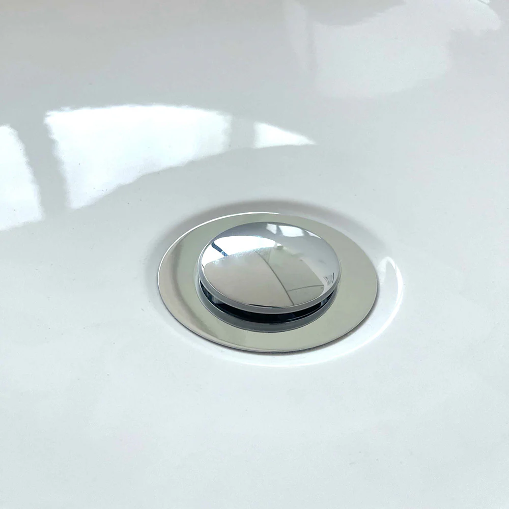 Vasca da Bagno a Isola Freestanding in Acrilico da 170x80x58 cm/150x72x56 cm, Colore Bianco, Forma Rettangolare - Image 5