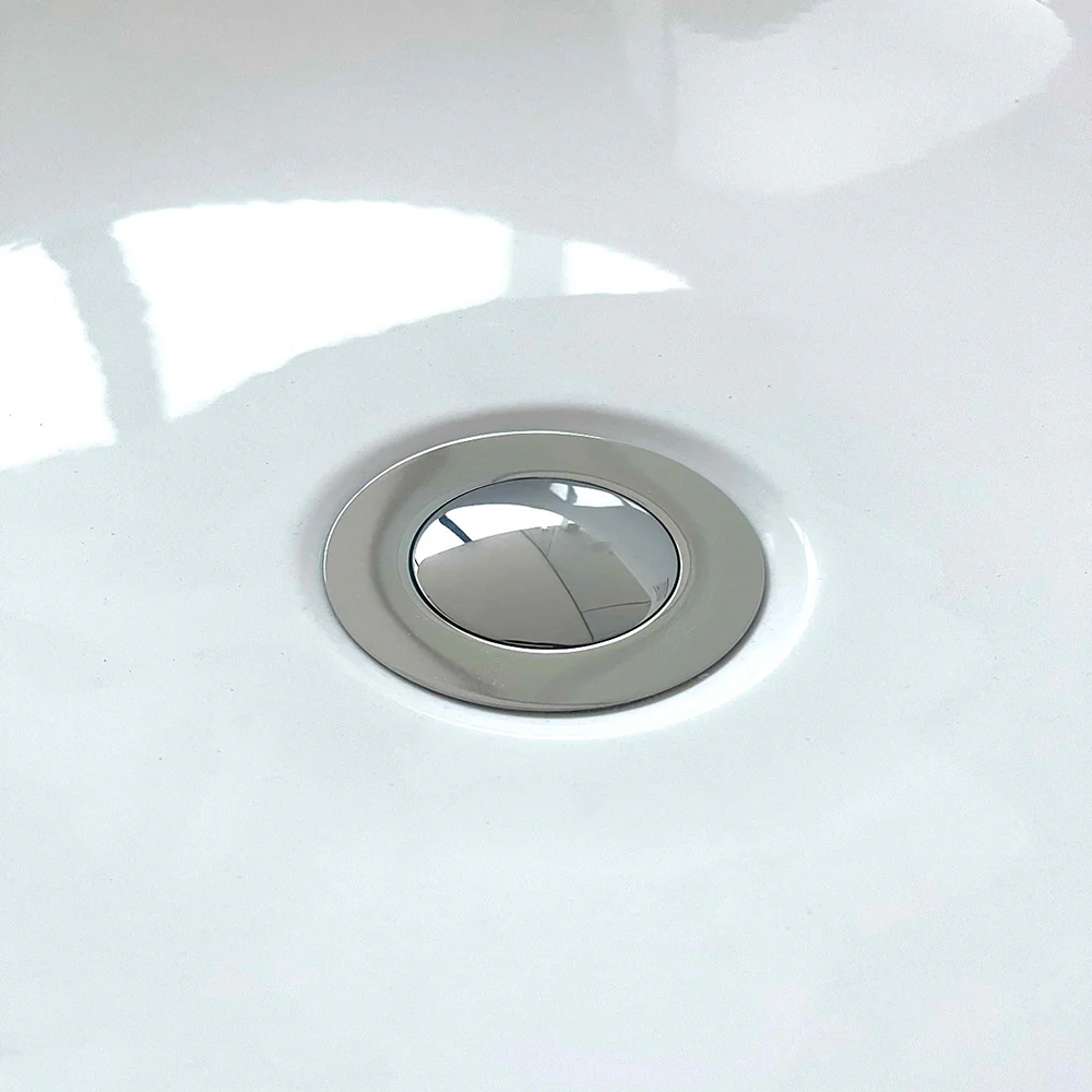 Vasca da Bagno a Isola Freestanding in Acrilico da 170x80x58 cm/150x72x56 cm, Colore Bianco, Forma Rettangolare - Image 6